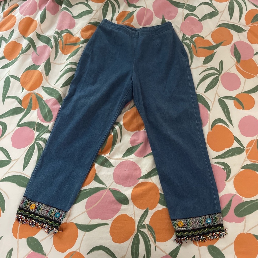 Vintage Highwaist Ankle-detail Jeans